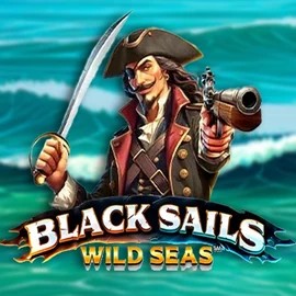 Black Sails Wild Seas slot logo by Infinity Dragon Studios at iDEAL CasinoBlack Sails Wild Seas