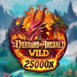 Logo of Dragons of Arcane Wild from Foxium at iDEAL Casino