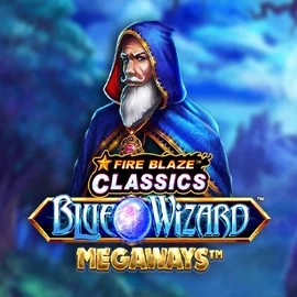 Fire Blaze Blue Wizard Megaways game by Rarestone Gaming – logo hosted on iDEAL Casino