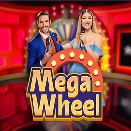 Mega Wheel online game logo by Pragmatic Play on ideal-gokken.com